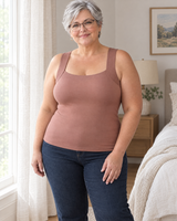Débardeur Velkut rose porté