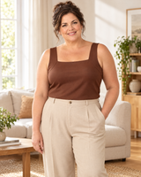 Débardeur Velkut marron porté