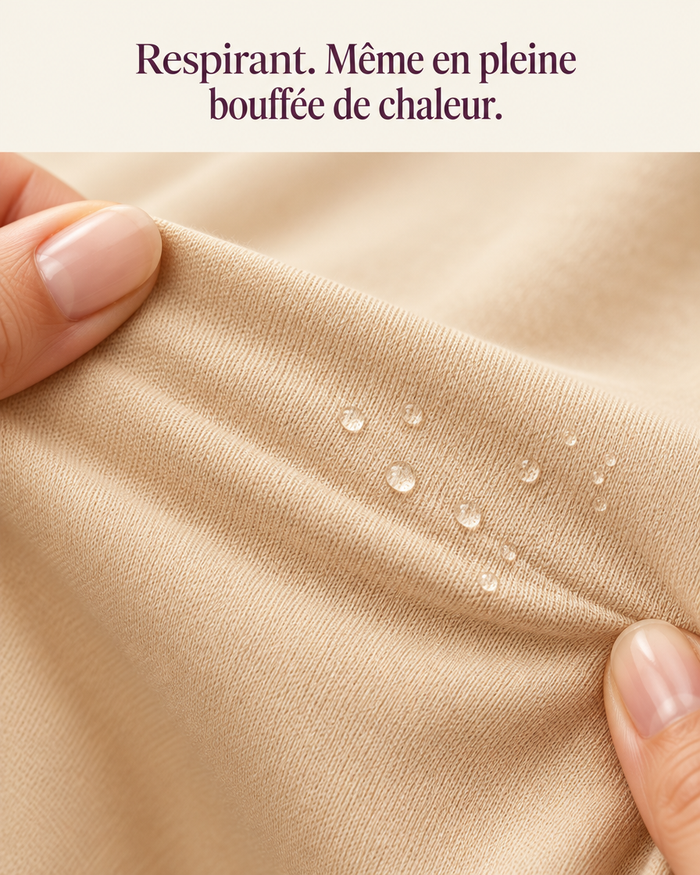Tissu respirant du débardeur Velkut, même pendant les bouffées de chaleur